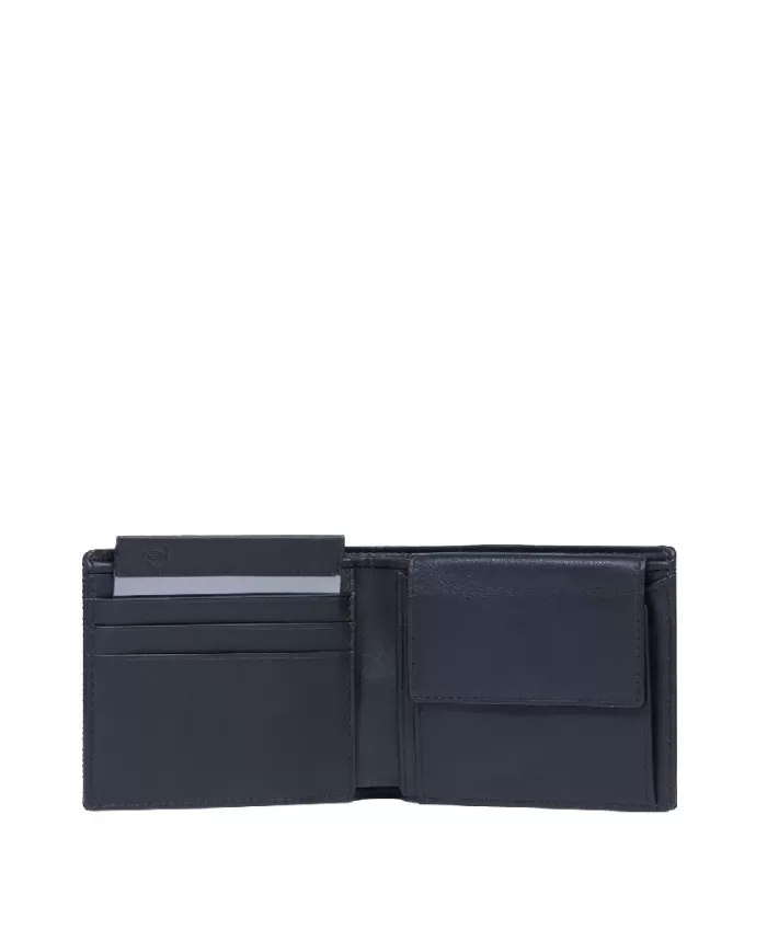 Piquadro Portafoglio piccolo PQ Earth Nero