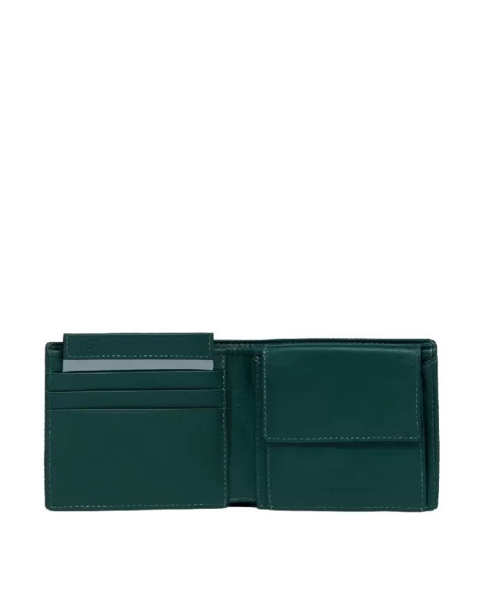 Piquadro Portafoglio piccolo PQ Earth Verde