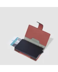 Piquadro Porta carte credito e banconote Pq Earth Arancio