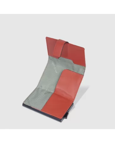 Piquadro Porta carte credito e banconote Pq Earth Arancio