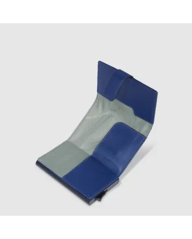 Piquadro Porta carte credito e banconote Pq Earth Blu