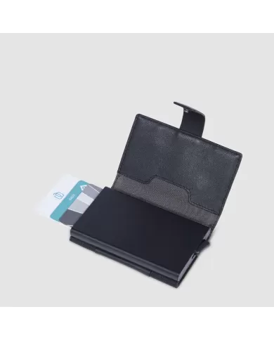 Piquadro Porta carte credito e banconote Pq Earth Nero