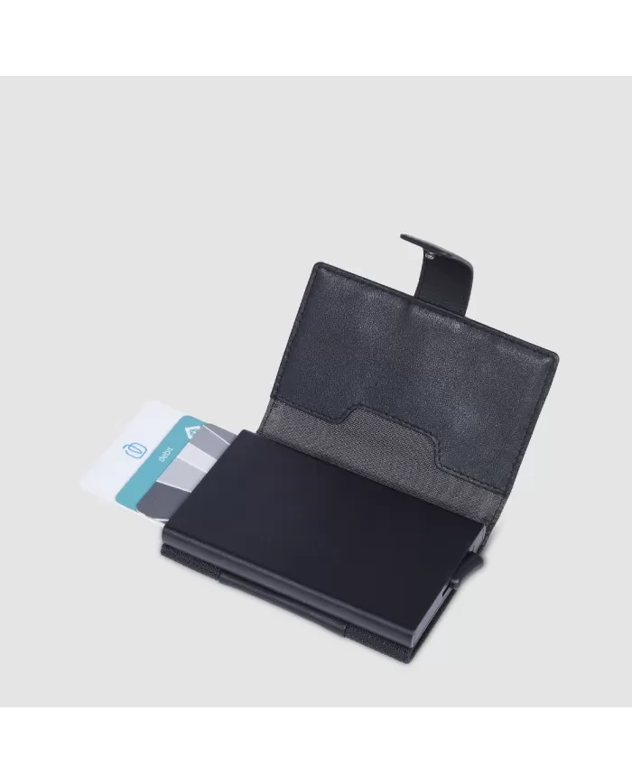 Piquadro Porta carte credito e banconote Pq Earth Nero