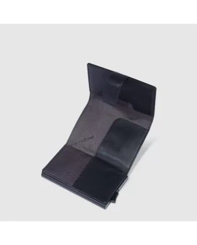 Piquadro Porta carte credito e banconote Pq Earth Nero