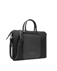 Piquadro Cartella tessuto pelle pc 15" Lyra Nero