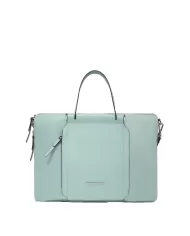 Piquadro Cartella tessuto pelle pc 15" Lyra Verde