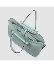 Piquadro Cartella tessuto pelle pc 15" Lyra Verde