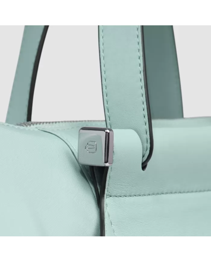 Piquadro Cartella tessuto pelle pc 15" Lyra Verde