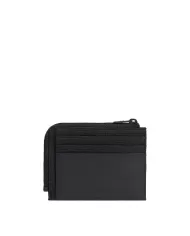Piquadro Porta carte di credito tessuto Orion Nero