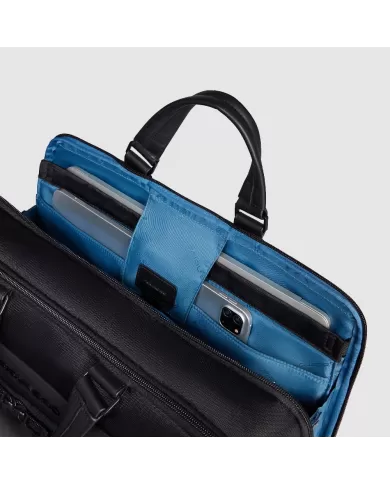 Piquadro Cartella nylon rigenerato porta pc 15,6 Wollem Blu