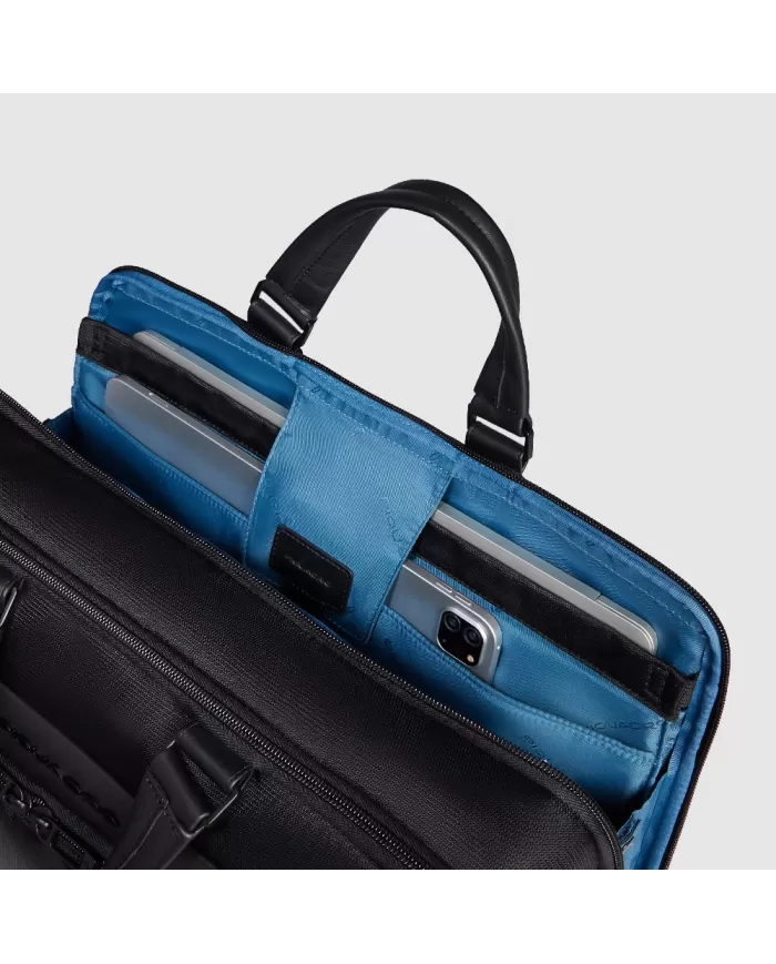 Piquadro Cartella nylon rigenerato porta pc 15,6 Wollem Blu