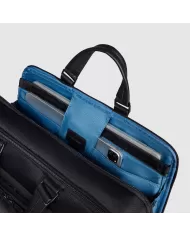 Piquadro Cartella nylon rigenerato porta pc 15,6 Wollem Blu