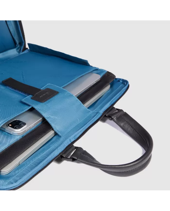 Piquadro Cartella nylon rigenerato porta pc 15,6 Wollem Blu