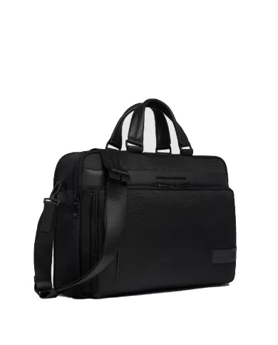 Piquadro Cartella nylon rigenerato porta pc 15,6 Wollem Nero