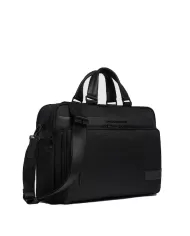 Piquadro Cartella nylon rigenerato porta pc 15,6 Wollem Nero