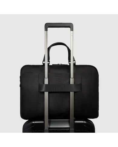 Piquadro Cartella nylon rigenerato porta pc 15,6 Wollem Nero