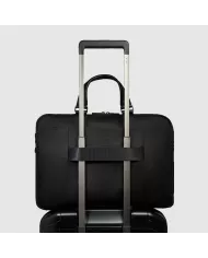 Piquadro Cartella nylon rigenerato porta pc 15,6 Wollem Nero