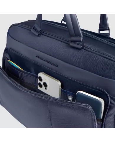 Piquadro Cartella nylon rigenerato porta pc 15,6 Wollem Nero