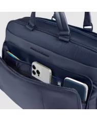 Piquadro Cartella nylon rigenerato porta pc 15,6 Wollem Nero