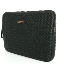 Silvian Heach Custodia porta tablet intrecciata, Silvian Heach Nero