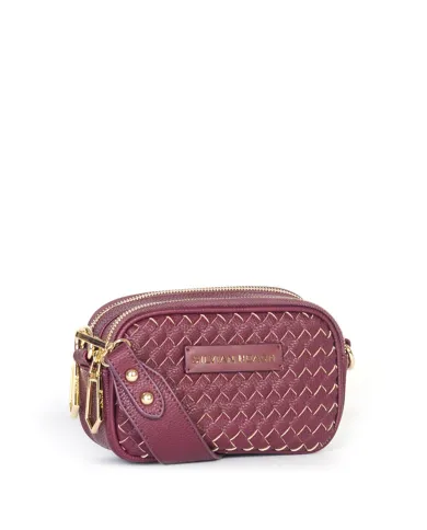 Silvian Heach Borsa piccola intrecciata Lakeland Bordeaux