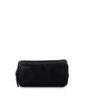 Gianni Conti Pochette uomo in pelle Nero