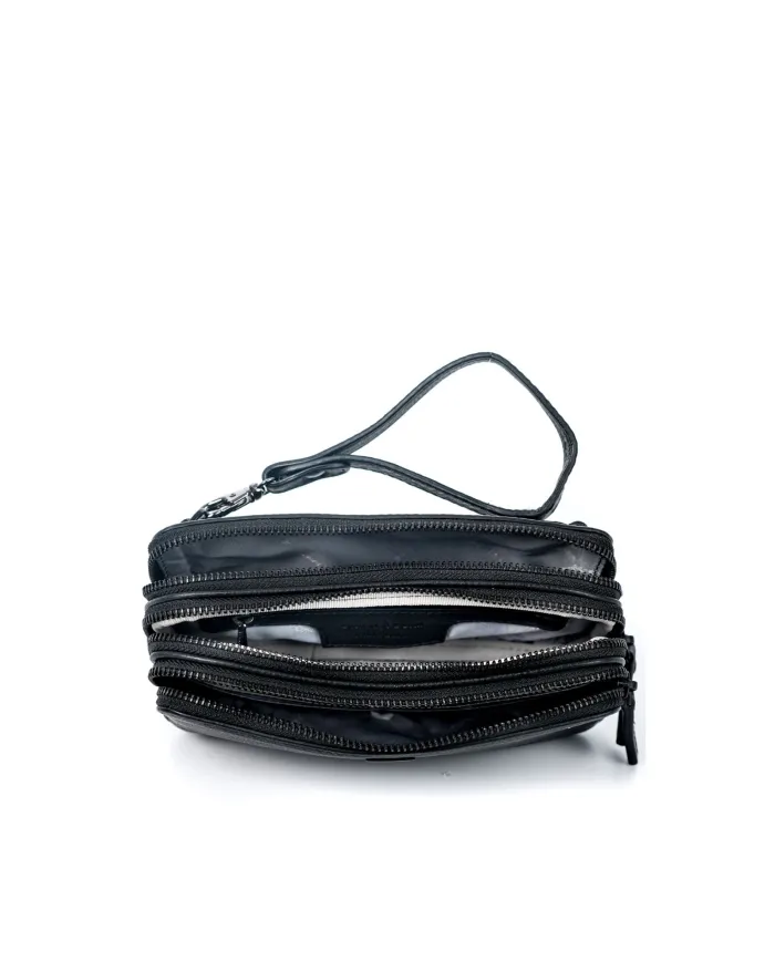 Gianni Conti Pochette uomo in pelle Nero Gianni Conti Pochette uomo in pelle Nero