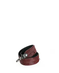 Visona Tracolla per borsa in pelle cavallino Bordeaux