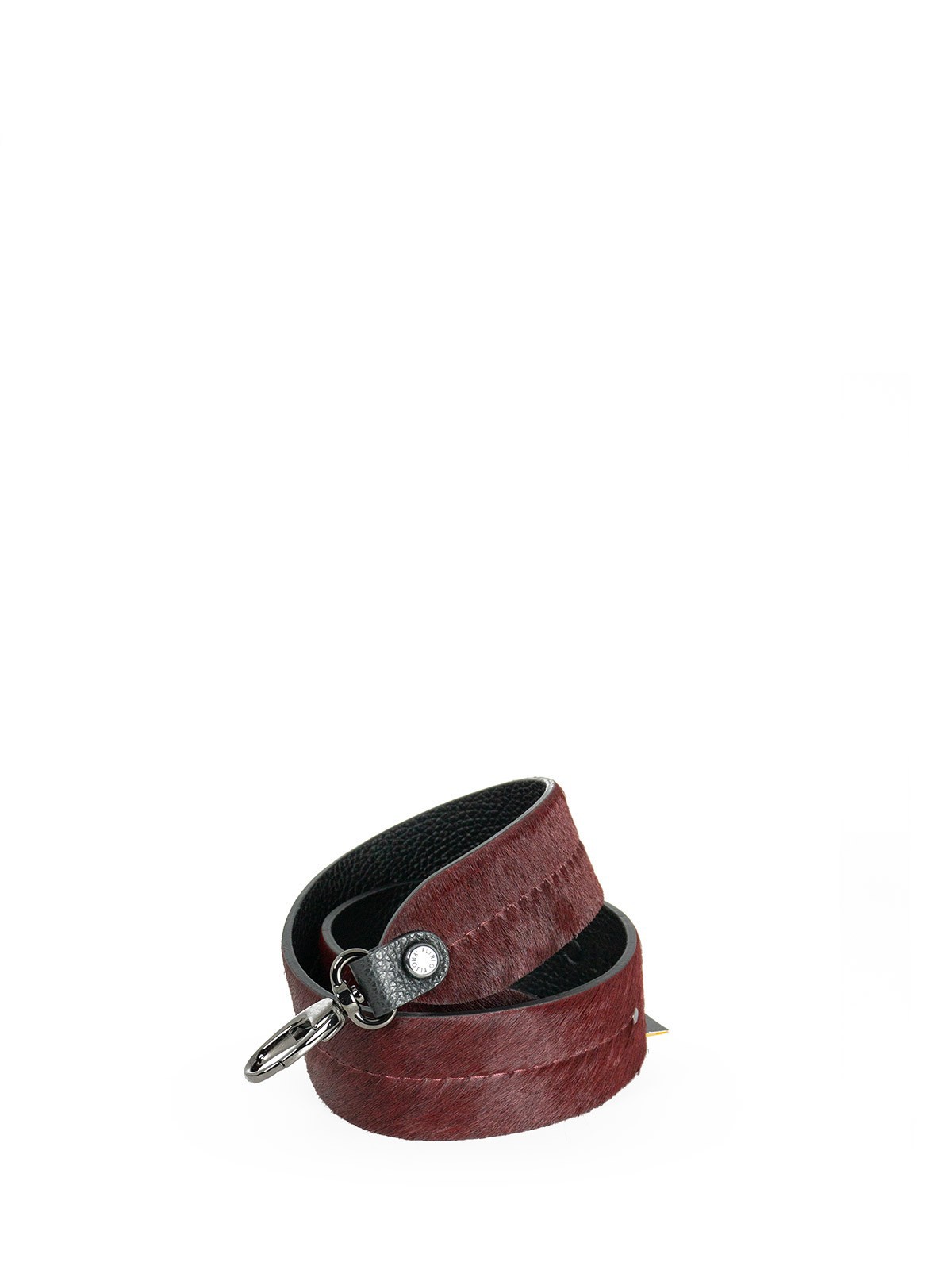 Nerz Umhängetasche für Ledertasche Pferd Bordeaux - Bild 2 von 4